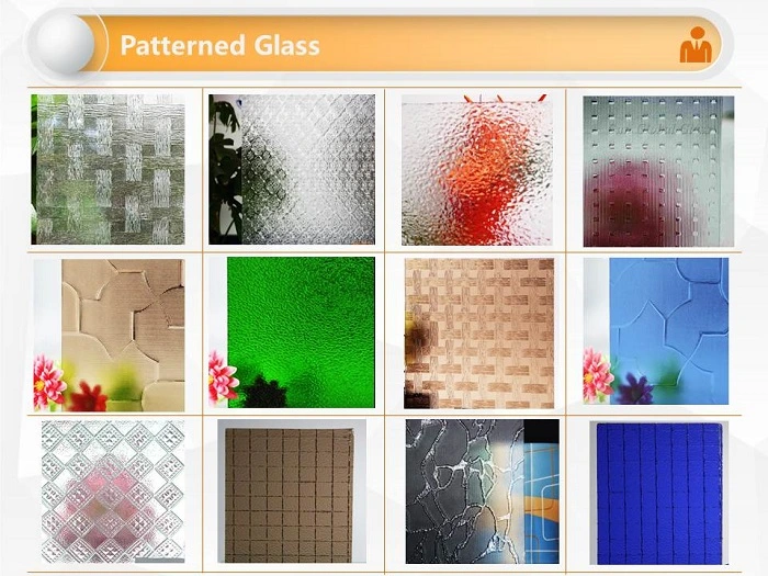 Home Decoration Frosted Glass Patterned Glass with Thickness 4mm 5mm 6mm