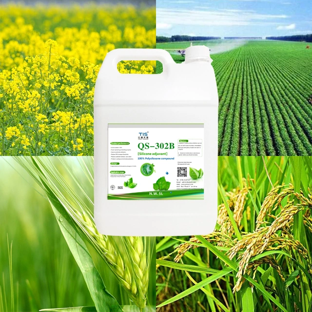 Organosilicone Surfactant Spray Agrocultural Chemical Adjuvant QS 302b (CAS 67674-67-3) Silicone Spreader Wetting Agent Insecticide Additive Surfactant