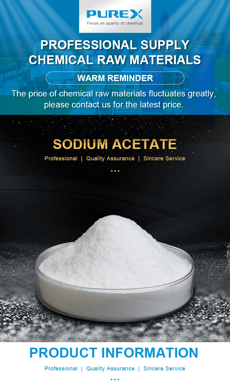 Sodium Acetate Trihydrate/Acetic Acid Sodium Salt Trihydrate CAS 6131-90-4