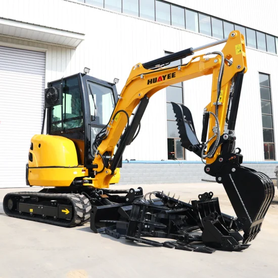 Huyee Factory Crawler Euro 5 EPA 4 Engine 1.8ton Small Digger 1ton 2ton 3.5 Ton Hydraulique Construction Diggers 1800kg Mini Excavator pour les prix de vente avec le pouce