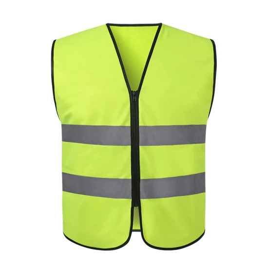 Personnalisez le gilet de sécurité routière réfléchissant de travailleur de la construction de vêtements de travail protecteurs extérieurs